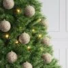 9ct Christmas Tinsel Ball Champagne - Wondershop™