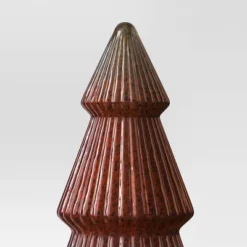 14.75" Battery Operated Lit Glass Christmas Tree Sculpture - Wondershop™ -Christmas Lights GUEST 00a87ab5 4edf 4a96 8ba8 ca76a09ba5b5