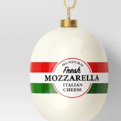 3" Christmas Glass Mozzarella Ornament - Wondershop™ -Christmas Lights GUEST 017a22a7 d912 4656 9c6f d7886d34c67d