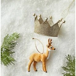 Metal Glitter Crown Christmas Tree Ornament - Wondershop™ 6 Metal Glitter Crown Christmas Tree Ornament - Wondershop™ -Christmas Lights GUEST 09398036 e7e6 4d59 8916 6043170a8682