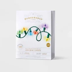 100ct LED Super Bright Mini Christmas String Lights Multicolor With Green Wire - Wondershop™ 6 100ct LED Super Bright Mini Christmas String Lights Multicolor With Green Wire - Wondershop™ -Christmas Lights GUEST 0eb5b434 d369 4449 badc 3947cfb19d5d