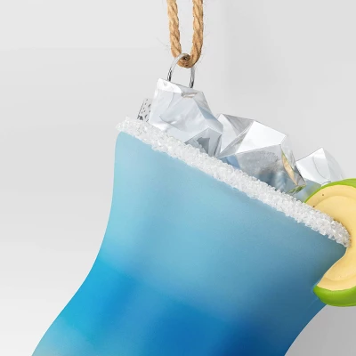 Christmas Glass Rainbow Tropical Drink Ornament - Wondershop™ 2 Christmas Glass Rainbow Tropical Drink Ornament - Wondershop™ - Image 2