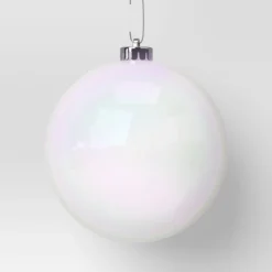 4ct 150mm Christmas Ornament Set Iridescent White/Clear - Wondershop™ 5 4ct 150mm Christmas Ornament Set Iridescent White/Clear - Wondershop™ -Christmas Lights GUEST 1352eb7e 20eb 4a2f b74d 5cd01a74d352