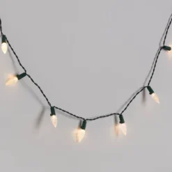 50ct Solar LED Faceted Christmas Indoor Outdoor String Lights With Green Wire - Wondershop™ -Christmas Lights GUEST 1510986a 6d0f 4253 98be 01ddda345b7f