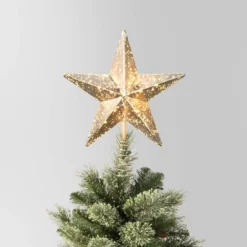 10" Pre-lit Faux Mercury Star Christmas Tree Topper - Wondershop™ -Christmas Lights GUEST 158e84b2 446e 48bc 8c4f a5976db03da8