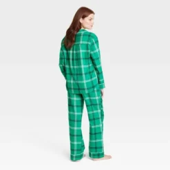 Women's Plaid Flannel Matching Family Pajama Set - Wondershop™ Green
