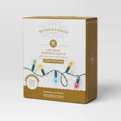 50ct LED Battery Operated Hybrid Miniature String Lights With Green Wire - Wondershop™ -Christmas Lights GUEST 1ba2160b f191 47a3 a1ba a2a2bb689299