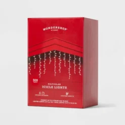 300ct Christmas High Density Icicle Lights Multicolor With White Wire - Wondershop™ -Christmas Lights GUEST 2307306c 0a5c 48c7 b186 bb739cfb87c2