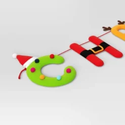 6' Colorful Fabric 'Christmas' Decorative Wall Garland - Wondershop™ -Christmas Lights GUEST 2465c1b7 472c 43e3 84c0 e13ad88c8dca