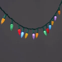 150ct LED C6 Faceted Christmas String Lights Spool With Green Wire - Wondershop™ -Christmas Lights GUEST 25a5cc7f ff6a 496d 8c92 3e7f4ca5a701