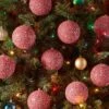 9pc Tinsel Ball Christmas Tree Ornament Set - Wondershop™