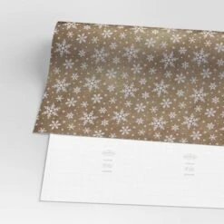 30” 20 Sq Ft Christmas Roll Wrap White Snowflakes On Brown Kraft - Wondershop™ 3 30” 20 Sq Ft Christmas Roll Wrap White Snowflakes On Brown Kraft - Wondershop™ -Christmas Lights GUEST 3370b8b0 4173 4e25 8511 da639fe9a2c7