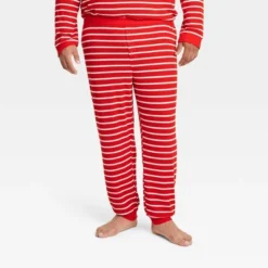 Men's Striped Matching Family Thermal Pajama Pants - Wondershop™ Red -Christmas Lights GUEST 34c894c9 9c68 4b17 adae 251d0f89aa8b