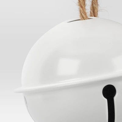 4ct Christmas Jingle Bell Christmas Ornament Set White - Wondershop™ 2 4ct Christmas Jingle Bell Christmas Ornament Set White - Wondershop™ - Image 2