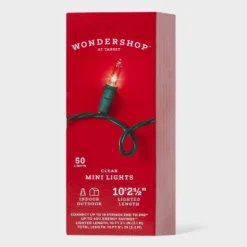 50ct Incandescent Mini Christmas String Lights With Green Wire - Wondershop™ -Christmas Lights GUEST 38b51cdd cdea 43cb baf4 5951a98929f1