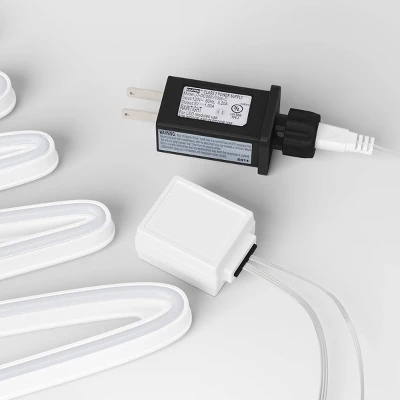 LED Animated Neon Christmas Tree Hangable Sign Yellow/Green - Wondershop™ 3 LED Animated Neon Christmas Tree Hangable Sign Yellow/Green - Wondershop™ - Image 3