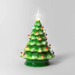 14.5" Battery Operated Lit Ceramic Christmas Tree - Wondershop™ -Christmas Lights GUEST 3f047986 c5dc 4fe3 acba 66e495d9377c