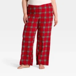 Women's Plaid Microfleece Holiday Matching Family Pajama Pants - Wondershop™ Red -Christmas Lights GUEST 3f30b90b b9da 4981 ba35 8d6e0809b725