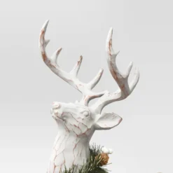 18" Standing Reindeer Animal Sculpture - Wondershop™ White -Christmas Lights GUEST 4003e19a 9d46 47f3 ab89 3d1ef750590c