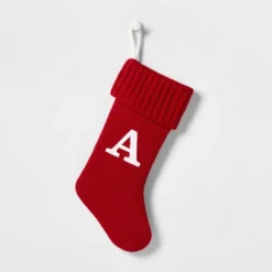 Knit Monogram Christmas Stocking Red - Wondershop™ 22 Knit Monogram Christmas Stocking Red - Wondershop™ -Christmas Lights GUEST 4025d7f9 cf48 4e95 84f2 330b0ef1dd03
