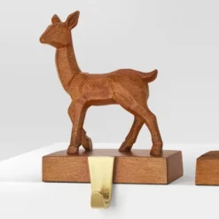 4pk Christmas Natural Carved Looking Deer - Wondershop™ -Christmas Lights GUEST 4116d323 1120 43dc 846d 2b091861db19