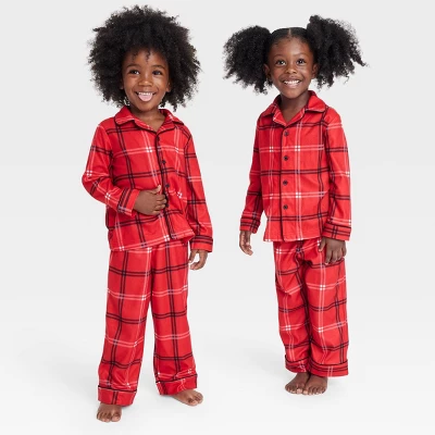 Toddler Plaid Matching Family Pajama Set - Wondershop™ Red 4 Toddler Plaid Matching Family Pajama Set - Wondershop™ Red - Image 4