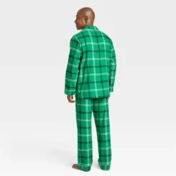 Men's Plaid Flannel Matching Family Pajama Set - Wondershop™ Green