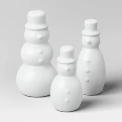 12pc Battery Operated Lit Metal House With Bottle Brush Trees And Snowmen Christmas Village Set - Wondershop™ Black -Christmas Lights GUEST 496c44a8 39d2 43fe 98a3 867428eef034