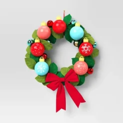 14.5" Pre-lit Battery Operated Christmas Novelty Wreath Green - Wondershop™ -Christmas Lights GUEST 4d5e737b fc91 402c ba2c 18db1320dfed