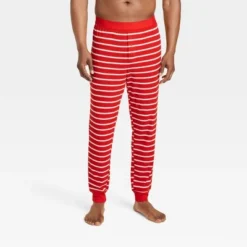 Men's Striped Matching Family Thermal Pajama Pants - Wondershop™ Red -Christmas Lights GUEST 530b5e4f c097 4043 959b 09c24a1c935b