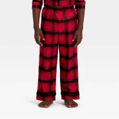 Toddler Plaid Long Sleeve Shirt And Pants Holiday Matching Family Pajama Set - Wondershop™ Red/Black -Christmas Lights GUEST 546cf5bf e704 43c8 b098 e42e92ff7008