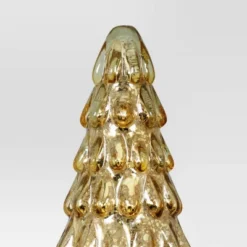 Christmas Mercury Glass Tiered Classic Tree Small Gold - Wondershop™ -Christmas Lights GUEST 5751158e 0e3e 4051 8e56 f0abcffd2f1b
