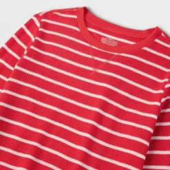Kids' Striped Matching Family Thermal Pajama Set - Wondershop™ Red -Christmas Lights GUEST 57d6253a 78f2 4138 9394 44199c64b2c6