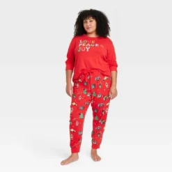 Women's Holiday City Matching Family Pajama Set - Wondershop™ With Frances Marina Smith Red -Christmas Lights GUEST 5804e895 8413 4bd0 9c1e 149e63d83399