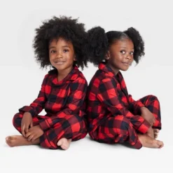 Toddler Buffalo Check Matching Family Pajama Set - Wondershop™ Red -Christmas Lights GUEST 5c88fe2d 30aa 421a 9538 22a180a655a0