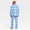 Men's Plaid Flannel Matching Family Pajama Set - Wondershop™ Blue