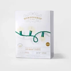 100ct LED Super Bright Mini Christmas String Lights Warm White With Green Wire - Wondershop™ -Christmas Lights GUEST 609b09d7 45e1 4f97 9a01 2e0c115be5b0