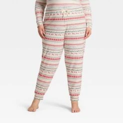 Women's "Let It Snow" Fair Isle Cozy Knit Holiday Matching Family Pajama Pants - Wondershop™ Cream -Christmas Lights GUEST 62ca1aa9 a792 4c7e 9ff5 7ff224d05602