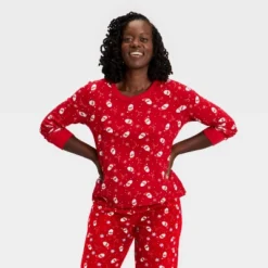 Women's Santa Print Ribbed Long Sleeve Holiday Matching Family Pajama Shirt - Wondershop™ Red 8 Women's Santa Print Ribbed Long Sleeve Holiday Matching Family Pajama Shirt - Wondershop™ Red -Christmas Lights GUEST 65adab42 0d8c 4997 a75e ee11145fdeee