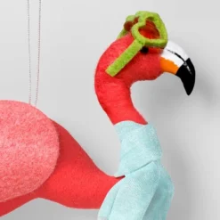 Christmas Felted Wool Flamingo With Skate Ornament - Wondershop™ -Christmas Lights GUEST 66076338 5c10 4478 b539 ef73ff3ef777