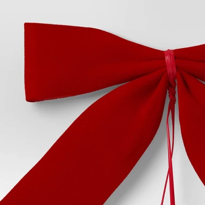 8ct 4.5" Velvet Christmas Bow Red - Wondershop™ 2 8ct 4.5" Velvet Christmas Bow Red - Wondershop™ - Image 2