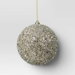 Tinsel Ball Christmas Tree Ornament - Wondershop™ -Christmas Lights GUEST 6e197716 ffba 44c3 ab80 d88f7d7368ca