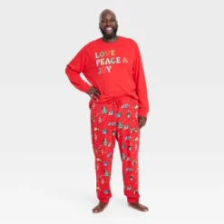 Men's Holiday City Matching Family Pajama Set - Wondershop™ With Frances Marina Smith Red -Christmas Lights GUEST 706ed001 fdac 4d53 ba80 0829015ed22a