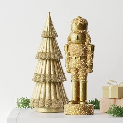 11.5" Christmas Nutcracker With Glittered Finish - Wondershop™ 1 11.5" Christmas Nutcracker With Glittered Finish - Wondershop™