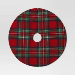 16" Christmas Dia Red/Green Plaid Mini Tree Skirt - Wondershop™ -Christmas Lights GUEST 74f6347a 6113 4034 aafc 9e172598a05c