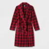 Adult Buffalo Check Matching Family Robe - Wondershop™ Red