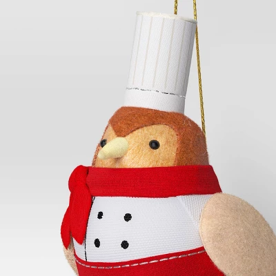 Christmas Featherly Friends Ornament Chef - Wondershop™ 2 Christmas Featherly Friends Ornament Chef - Wondershop™ - Image 2