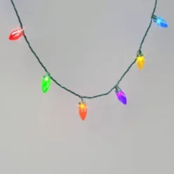 25ct LED C9 Classic Glow Indoor Outdoor Christmas String Lights With Green Wire - Wondershop™ -Christmas Lights GUEST 826a4aed 8916 4e3e 8cf8 3da765ea55ad