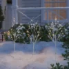 3pc LED Faux Birch Twig Christmas Novelty Sculpture Light Warm White - Wondershop™