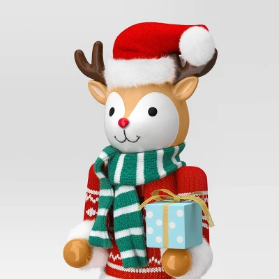 Winter Deer Nutcracker Figure - Wondershop™ 2 Winter Deer Nutcracker Figure - Wondershop™ - Image 2